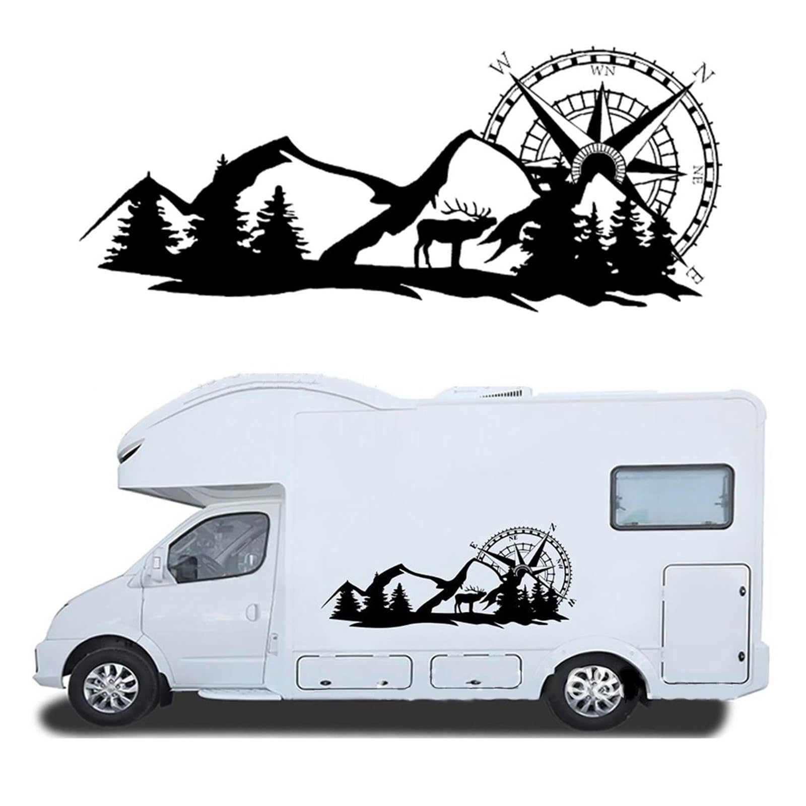 Adesivi Vinile Road Runner X2 Per Auto, Van E Camper - Foto 12