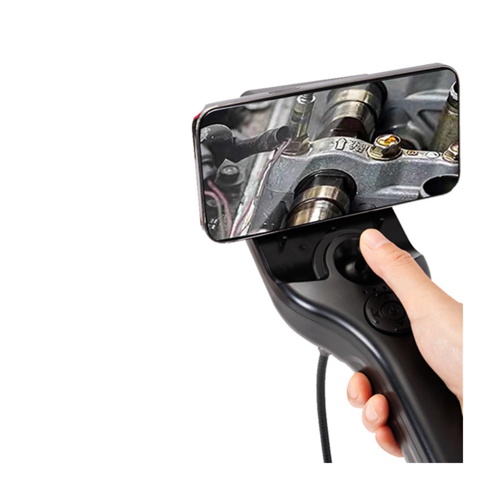 Sewer Camera, 8mm 2MP 1080P 360Degree Rotation Articulate Steering Endoscope Borescope Inspection Otoscope Digital Microscope Camera