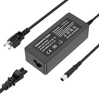 65W Laptop AC Adapter Charger Relacement for HP Compaq Presario CQ57 CQ56 CQ60 CQ62 Cq57-339wm Cq56-219wm Cq60-615dx Pavilion DV6 DV7 Dv6-6117dx Dv6-1030us Elitebook 840 G1 Power Supply Cord Plug