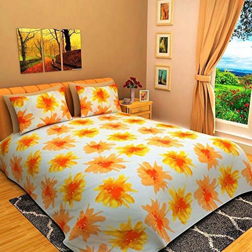 Bombay Dyeing Cotton King Size Bedsheet 
