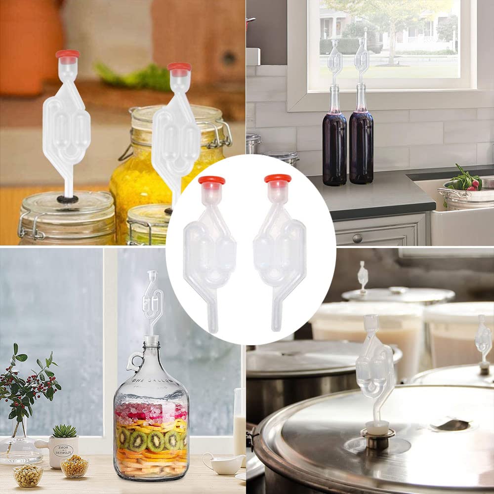 Sea Moss Kit De Fermentación Casera - 5 Válvulas Airlock Y Tapones Para  Hacer Vino, Cerveza Y Más Airlock Fermentacion, image size:1000x1000