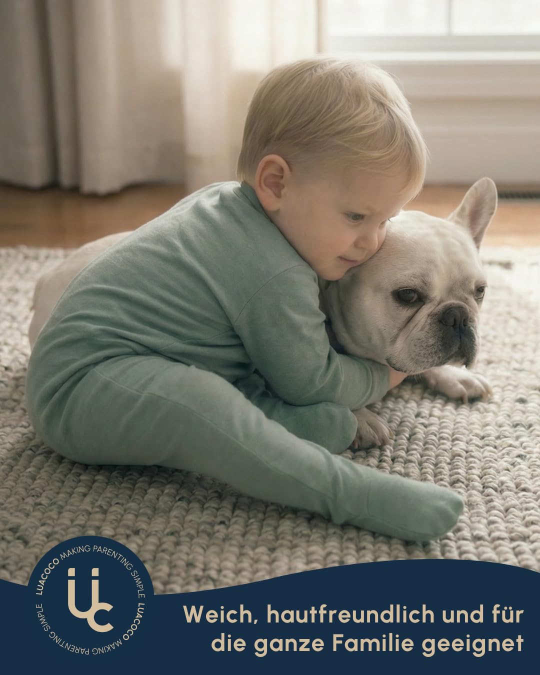 Baby-Pyjama mit Magnetverschluss, 100 % Bio-Baumwolle, faltbare Handschuhe und bedeckte Füße, weicher Strampler mit Magnetverschluss, schneller und einfacher Windelwechsel, Größen von 0 bis 12 Monaten