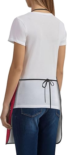 Miniatura 4 de Delantales de cocina para mujeres con bolsillos, delantal divertido para mujer, delantal impermeable lindo para cocinar, cocina, chef camarera