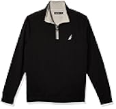 Men's 1/4 Zip Pieced Fleece Sweatshirt