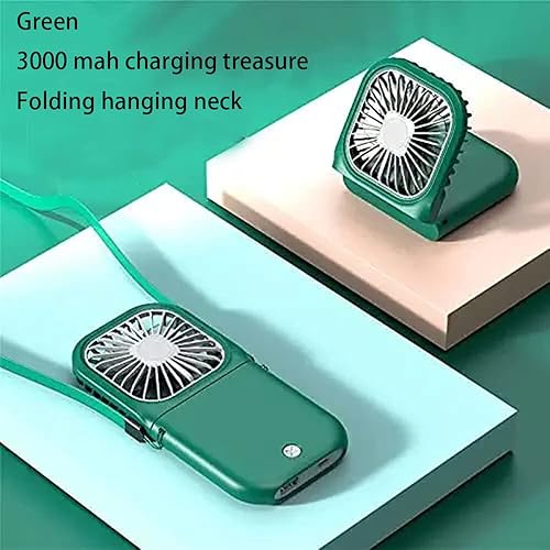 Miniatura 7 de Design-Pie Mini ventilador silencioso de mano, ventilador de escritorio plegable portátil con batería de 3000 mHA y recargable de 3 velocidades