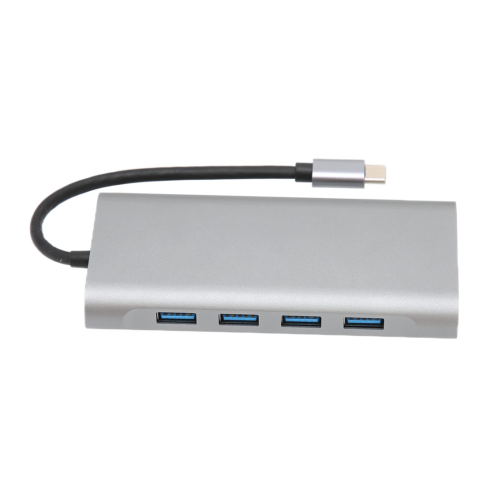 Dock di Espansione Portatile 11 in 1 in Lega di Alluminio per Computer di Tipo C con velocità di Trasferimento Elevata per Viaggiatori D'affari