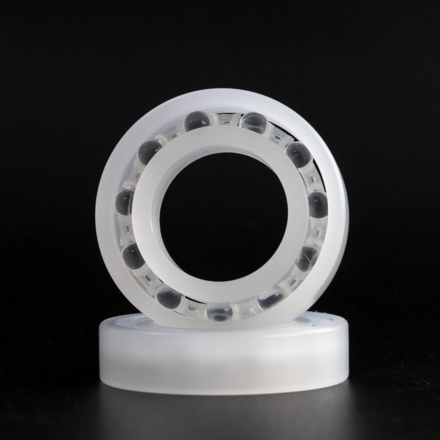2pcs 6000 6001 6002 6003 6004 6005 6006 PP Plastic Bearing Corrosion Resistant, Non-Rust, Non-Magnetic Insulation(6003 17x35x10mm)