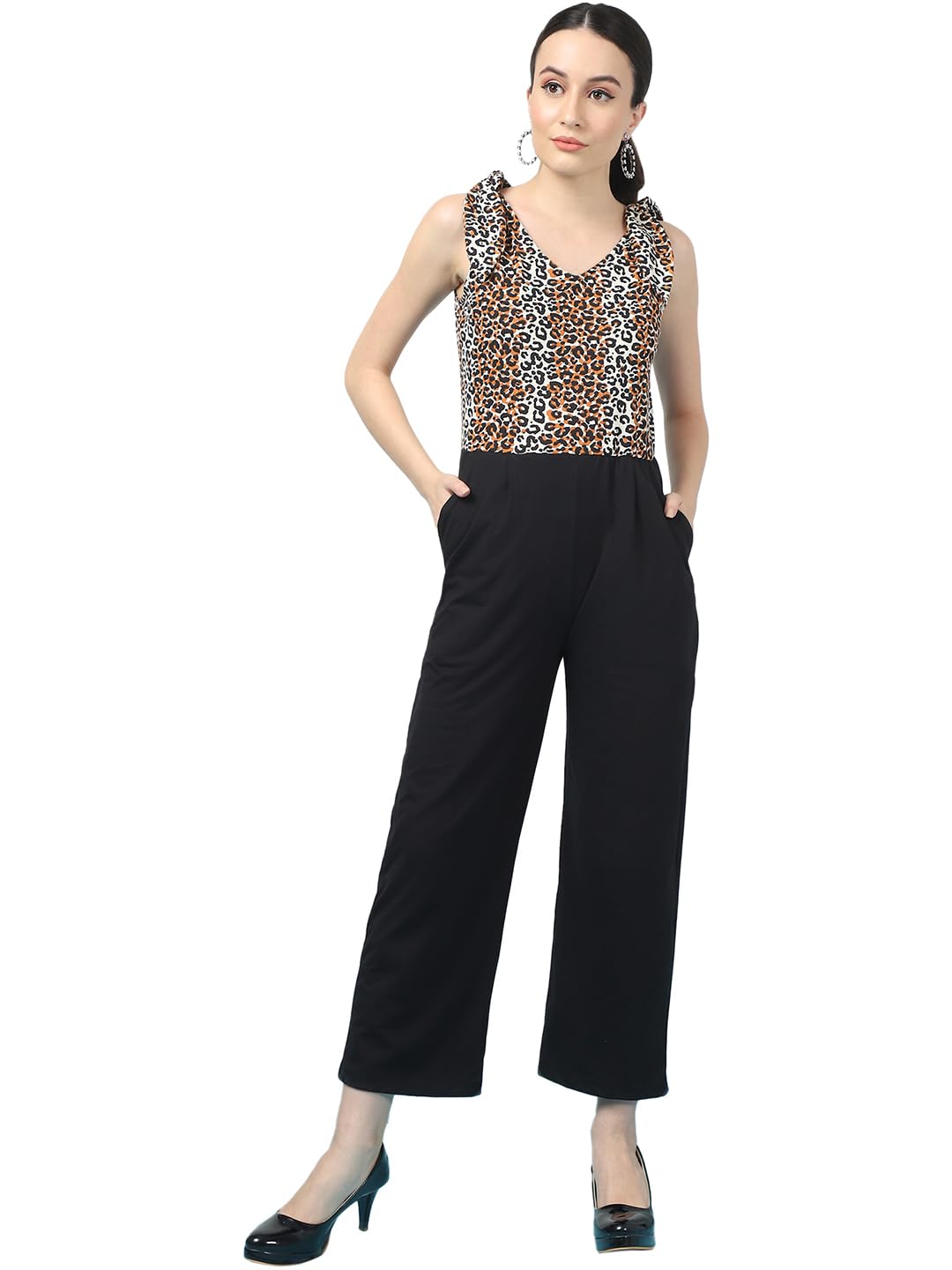 rigo Regular Fit Cotton Midi Jumpsuit for Women | Stylish Western Playsuit for Women | Coord Set for Women | One Piece Jumpsuit Dress for Women-picture-20