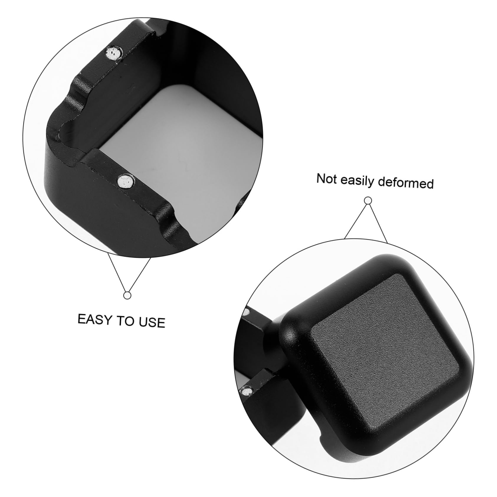 GAROZATION Aluminum Billiards Chalk Holder Portable Chalk Case Accessories Storage