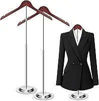 Suporte de exibição de camiseta para vendedores, forma de vestido ajustável, manequim torso, suporte portátil de madeira para pendurar, cabide flexível para roupas, camiseta, jaqueta, casaco, altura