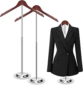 Suporte de exibição de camiseta para vendedores, forma de vestido ajustável, manequim torso, suporte portátil de madeira para pendurar, cabide flexível para roupas, camiseta, jaqueta, casaco, altura