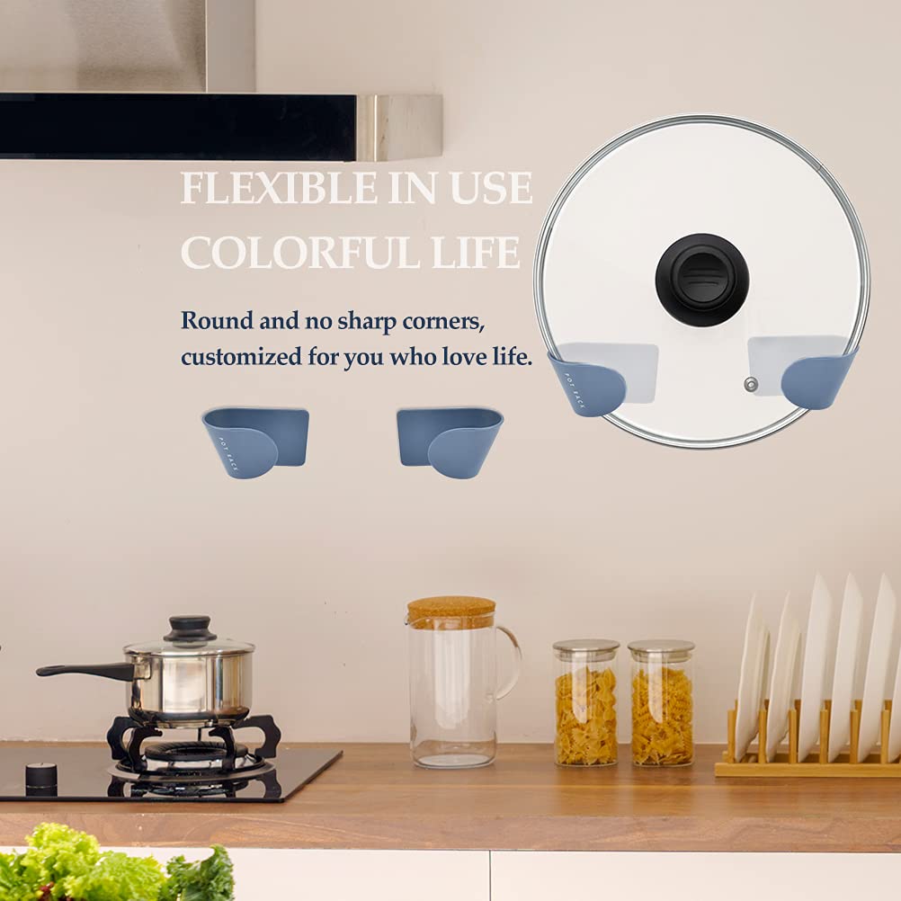 Organisateur Cuisine Winfred 5 Paires Support De Couvercle De Casserole Auto Adh Sif