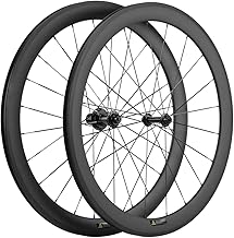 Queen Bike Ruedas de bicicleta de carretera de fibra de carbono Juego de ruedas clincher de 50 mm Rueda de bicicleta de carreras 700c