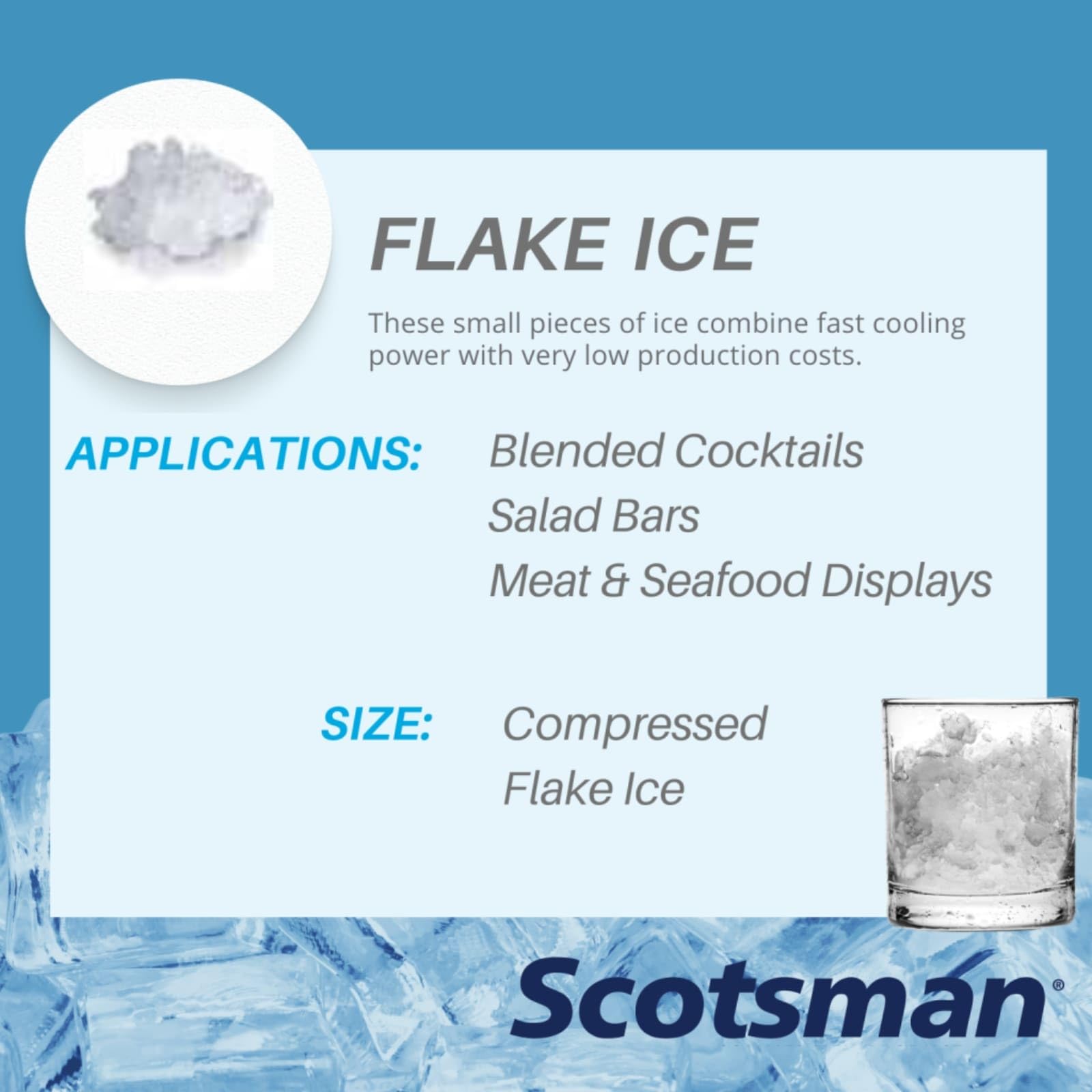 Scotsman Prodigy Plus Flake Ice 22" Ice Maker - 450 Lb/Day on Fridge.com - View 3