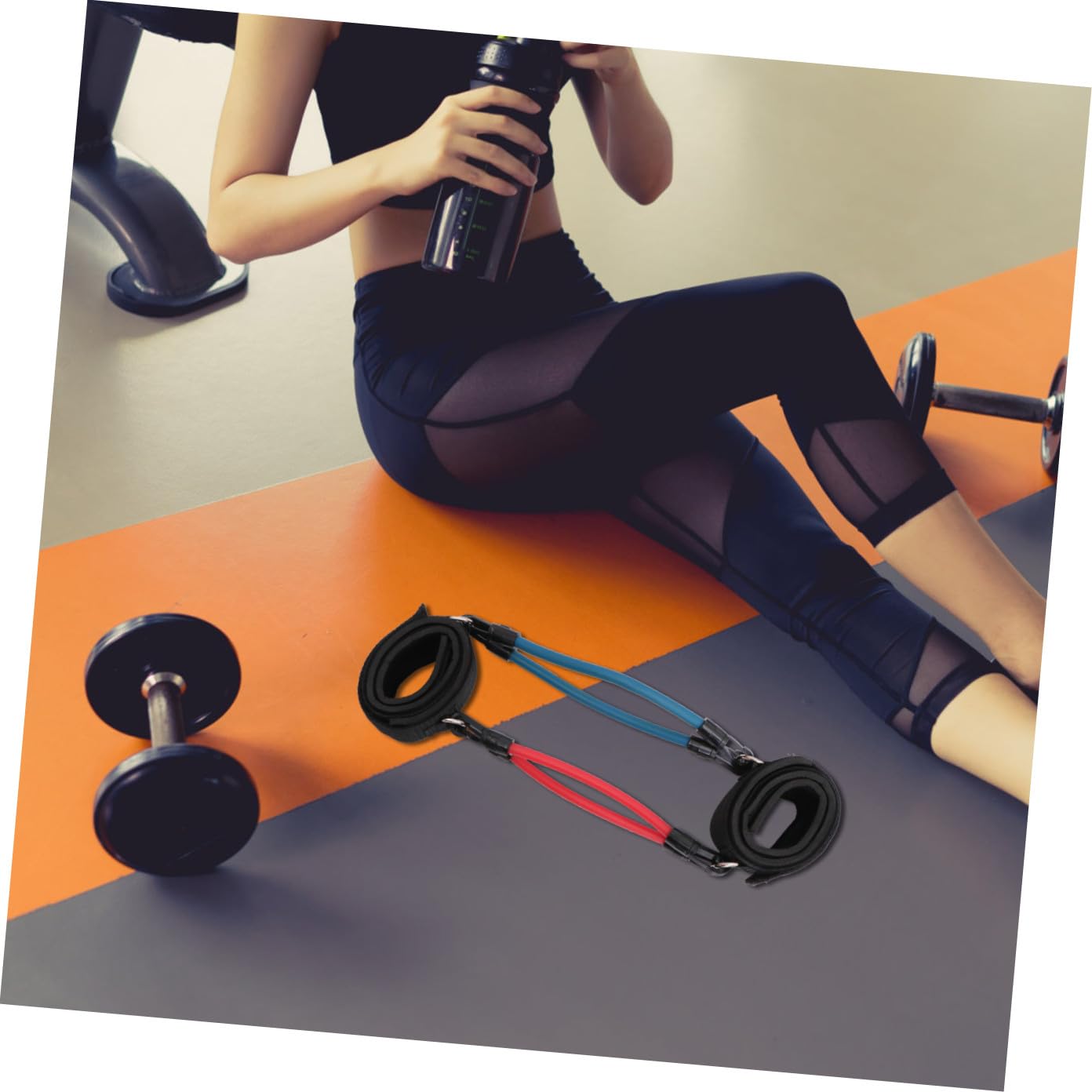 Happyyami Fascia Di Resistenza Per Gambe Lattice Naturale Per Allenamento Yoga e Fisioterapia Resistenza Da Accessori Per Stretching e Trazioni