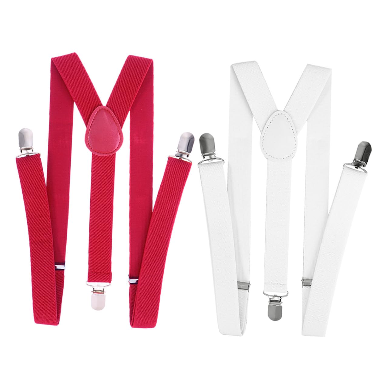 Beavorty Tool 2pcs Bib Strap Clip Y-shape Suspenders for Papers Photos Files Office