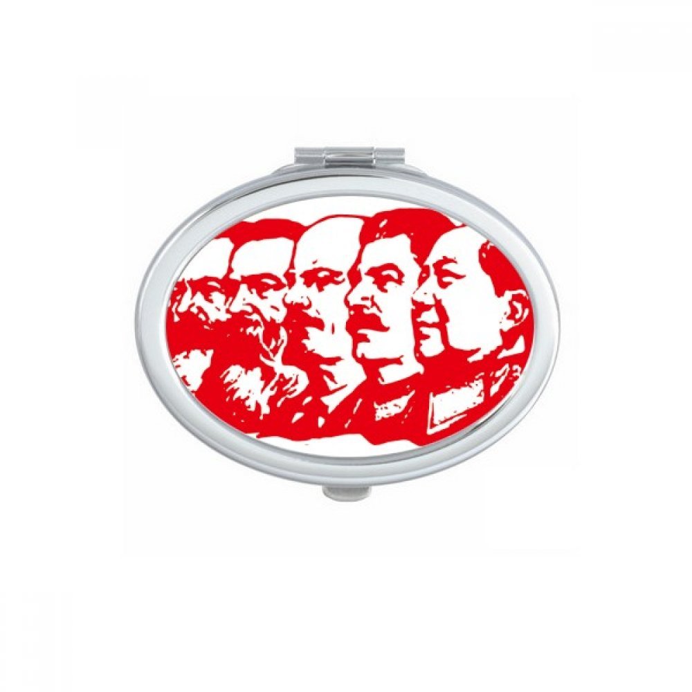 Miroir de poche compact Mao Chine pour corriger son maquillage sans déformation
