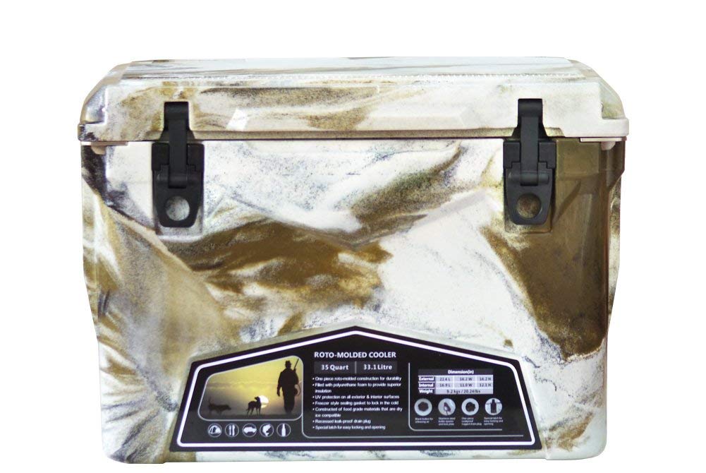 Amazon | アイスランド クーラーボックス 35qt [ デザートカモ / 33.1L  