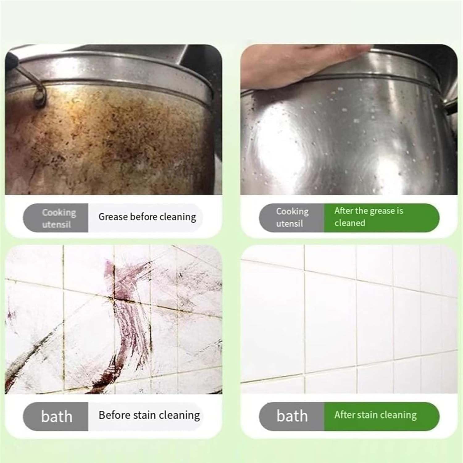 2Pcs Cleaning Milk House Cleaner,Powerful Multifunctional Concentrated Cleansing Lotion, Effectively Remove Stains And Dirt On Various Surfaces, For Household Kitchen