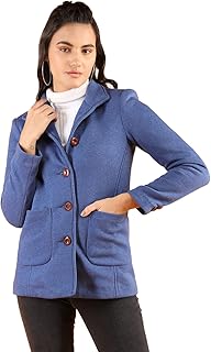 chkokko Winter Wear Single Breasted Stylish Coat Blazer for Women-picture-15