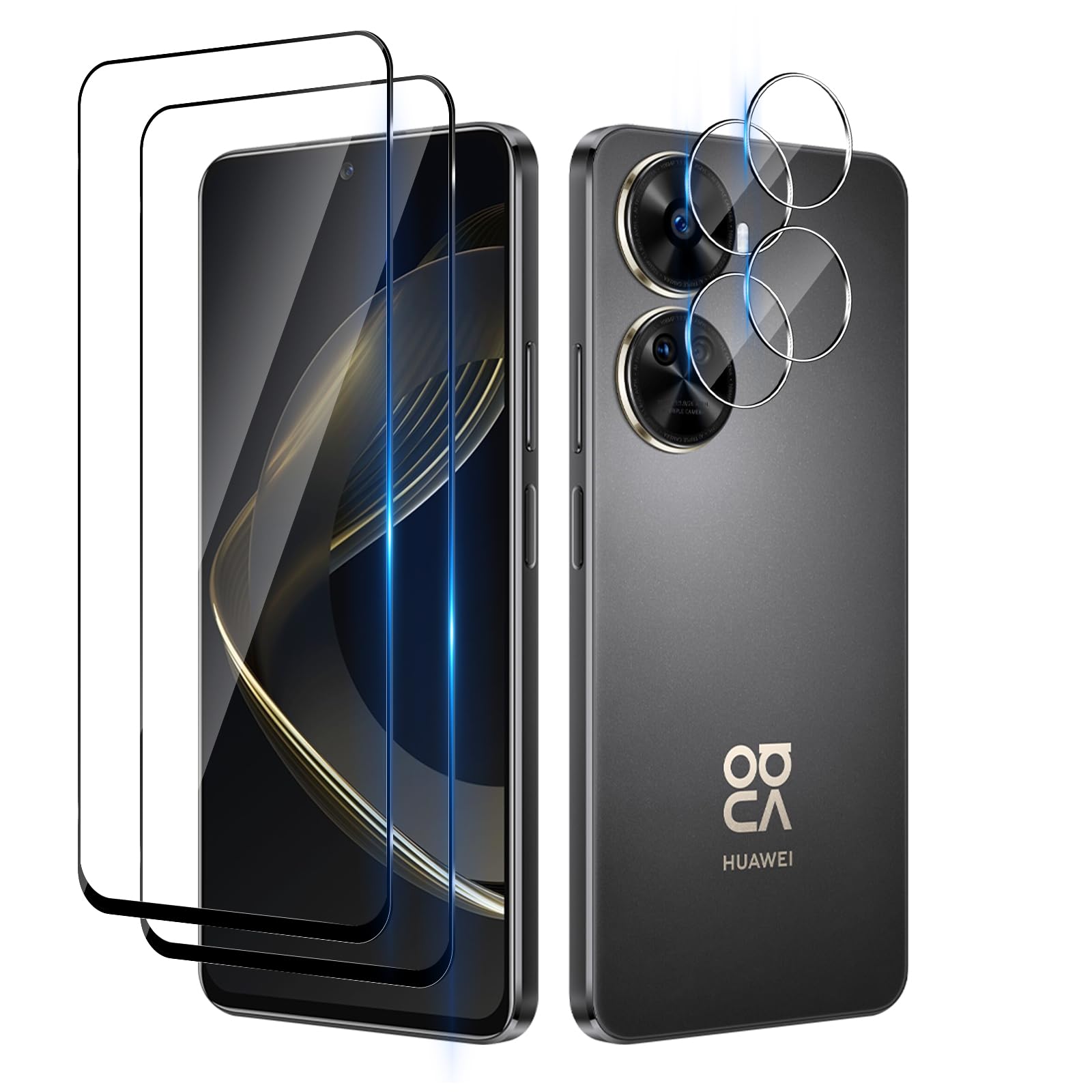 Privacy Displayschutzfolie Für Huawei Nova 12 Se [2 Stück] – 9H Gehärtetes Glas, Sichtschutz