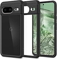 Vista 23 de Spigen Funda para Pixel 8, ultra híbrida [antiamarilleo] [sin anillo magnético] - transparente