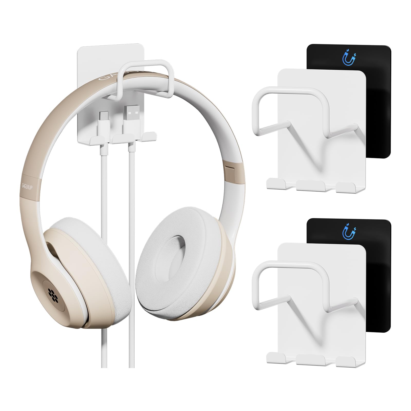 Amazon.co.jp: GAGUIUP ヘッドホンフック 2個セット ヘッドホン