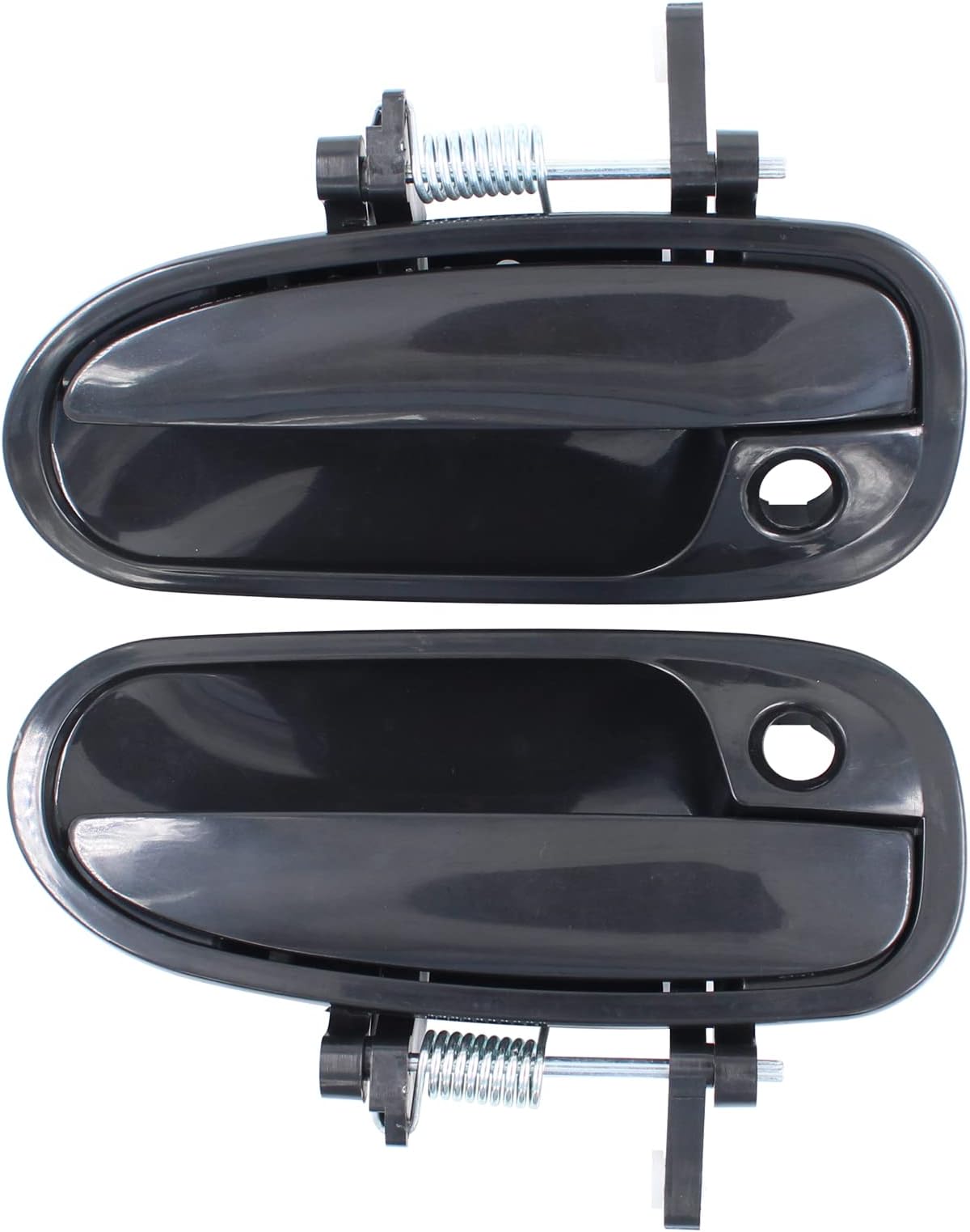 NewYall Black Front Exterior Door Handle for Honda Civici 1996-2000 Outer Left Driver and Right Passenger Side 72140-S00-004 72180-S04-J01 HO1311110 72180S00004 72140S00004