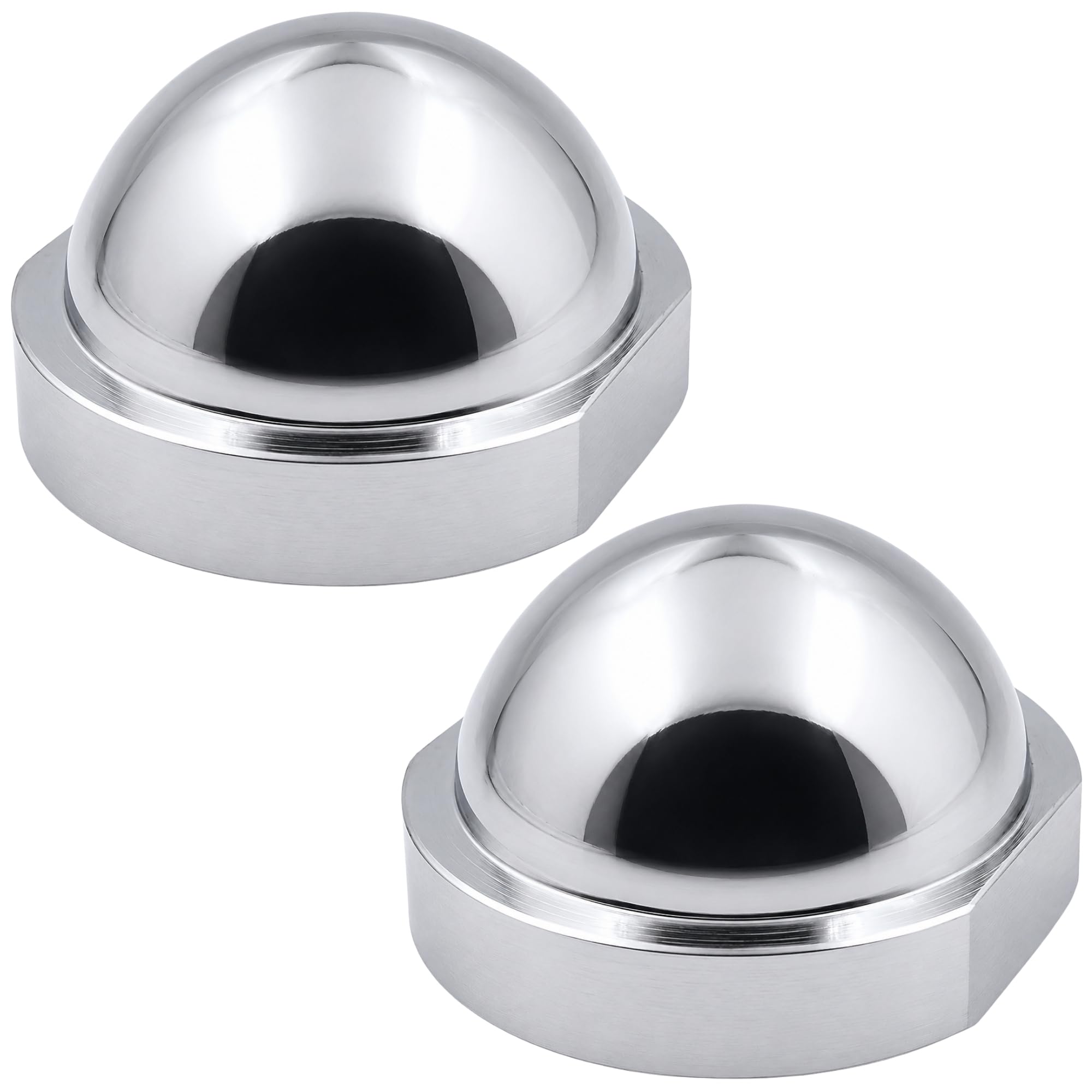 JKC Brass CP Cap - 15mm (1/2 Inch) Female Thread Pipe End Cap, Chrome Plated for Bathroom & Kitchen Plumbing, Pack of 2-image-38