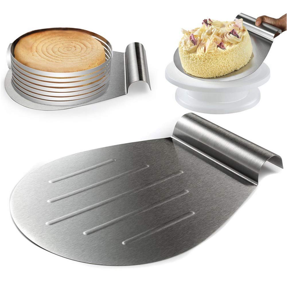 Queta, Set di palette per torte, con 2 spatole, paletta per pizza, paletta per d
