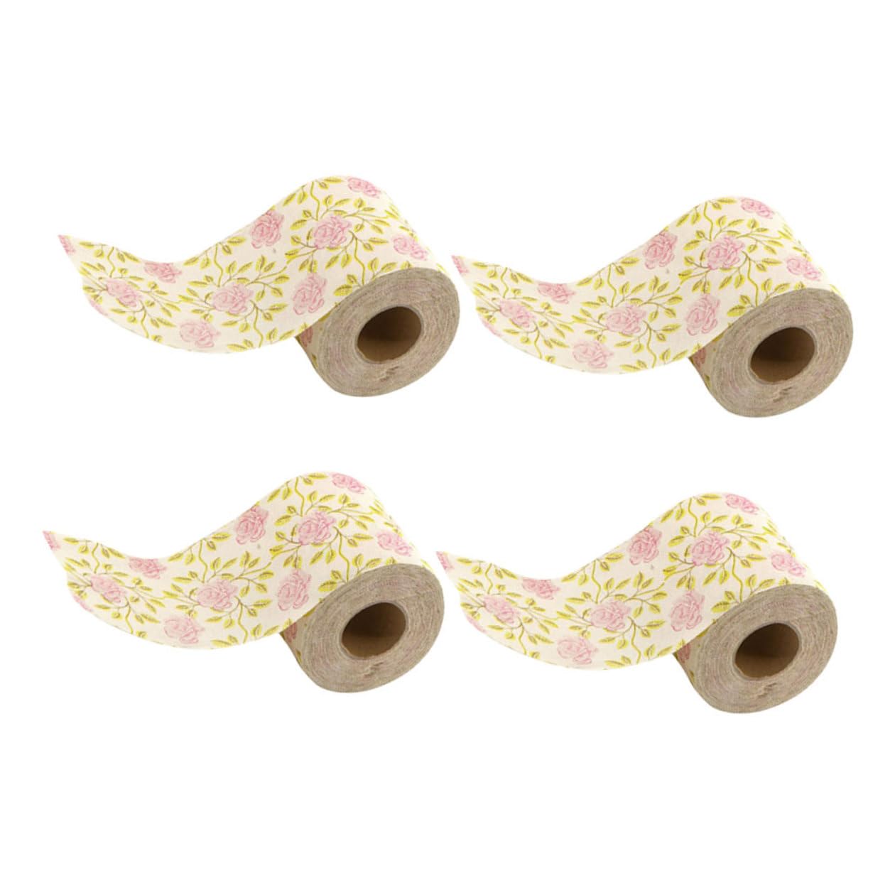 Papel higiénico de bambú suave para pieles sensibles y decoración de baños