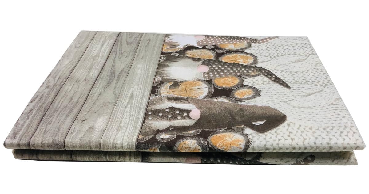 Dalila Casa Copritutto telo arredo Gnomi (Beige, Mis. 2 piazze)