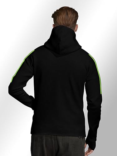 【直営・関税送料込】Hooded jacket in taf Buy FTX Men Black Hooded jacket With Thumb Hole (842_1)_M at