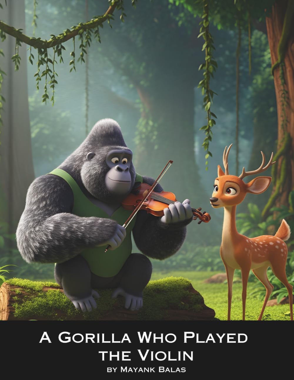 A Gorilla Who Played the Violin: A Beautiful Jungle Story About Music, Kindness, and Quiet Courage For Kids Ages 4-10