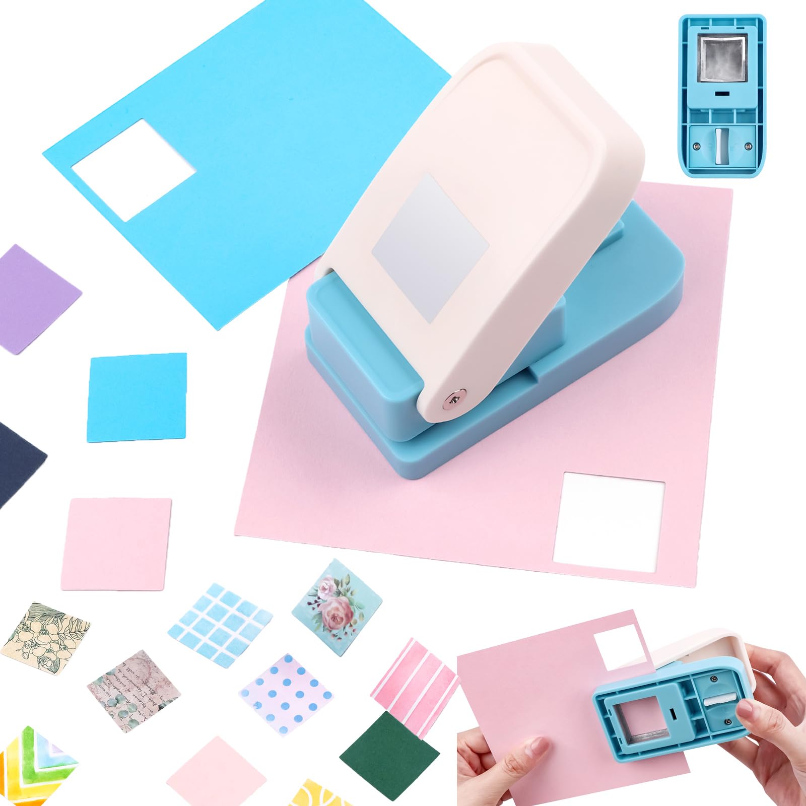 クラフトパンチ⭐︎オーダー用カラー Amazon.co.jp: 1インチ 正方形 パンチ レバー アクション クラフト