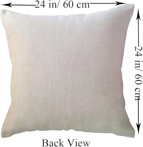 Miniatura 6 de MEHOTOP Fundas de almohada de calabaza naranja de 24 x 24 pulgadas, fundas de almohada rústicas de granja, calabazas de acuarela, hojas de arce,