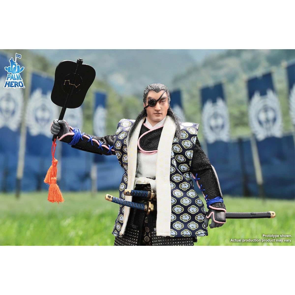 HIPLAY DID Palm Hero Japonia Seria Samuraj 4 Date Masamune XJ80030 Zestaw Kolekcjonerskich Figurek Akcji w Skali 1/12