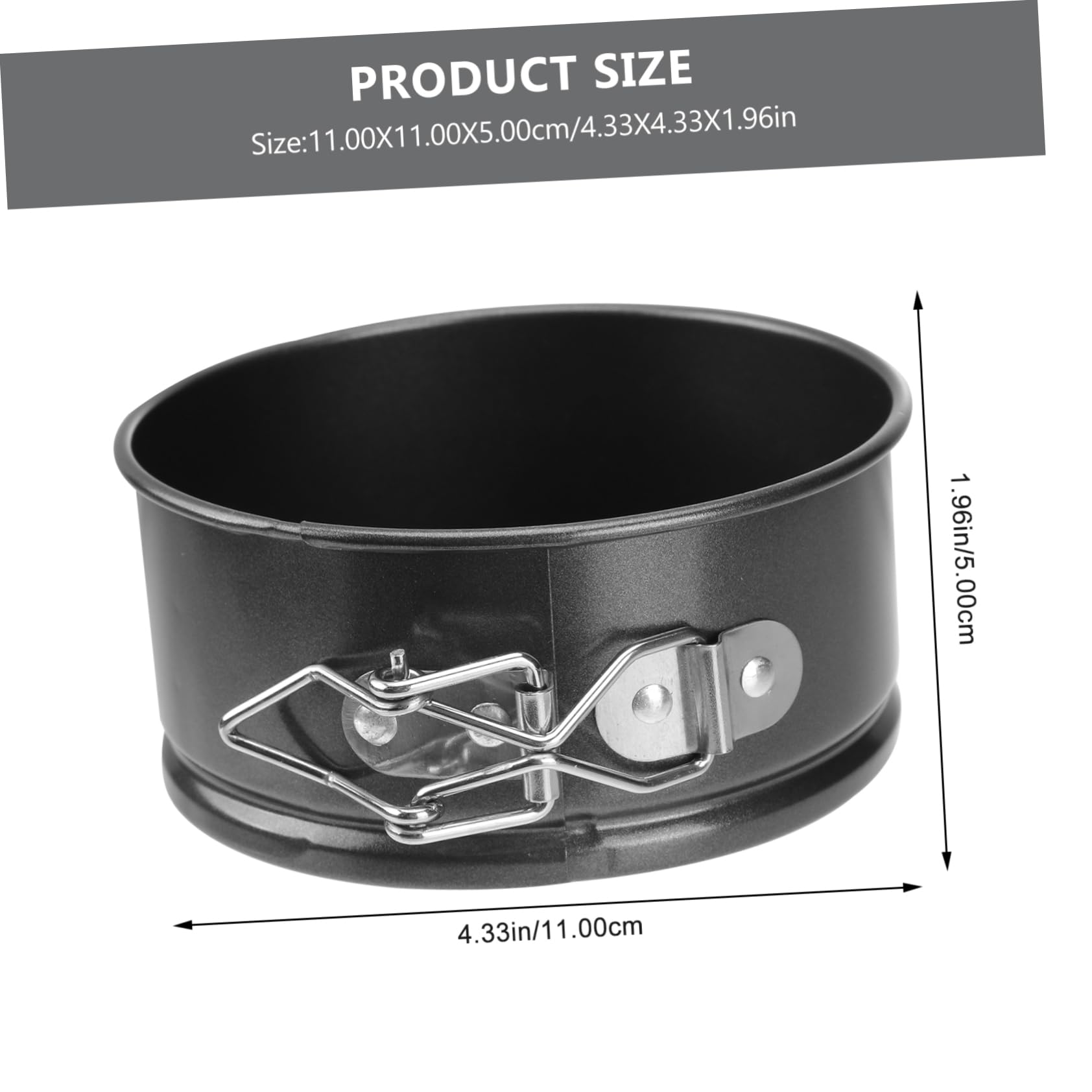 OUNONA Non Stick Removable Loose Bottom Cake Pan for Easy Release and Cleanup Lightweight Cake Mold for Baking and Desserts