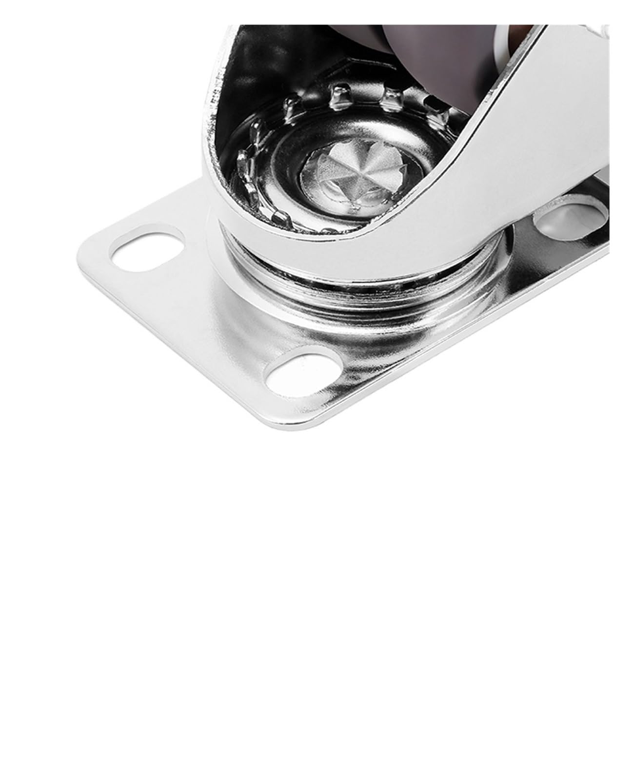 4PCS 1,5" / 2" Möbelrollen Schwenkräder Hochleistungs-Weichgummirollen for Plattformwagen Haushalt(4PCS with brake,1.5 inch)
