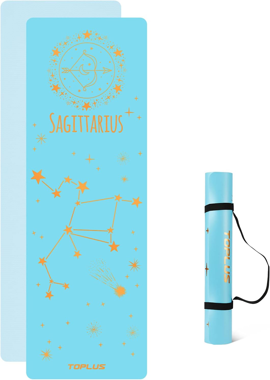 Travel Yoga Mat Eco Friendly Fitness Exercise Mat Sweat Absorbent Anti Slip, High-Grade Natural Suede for Travel, Yoga and Pilates