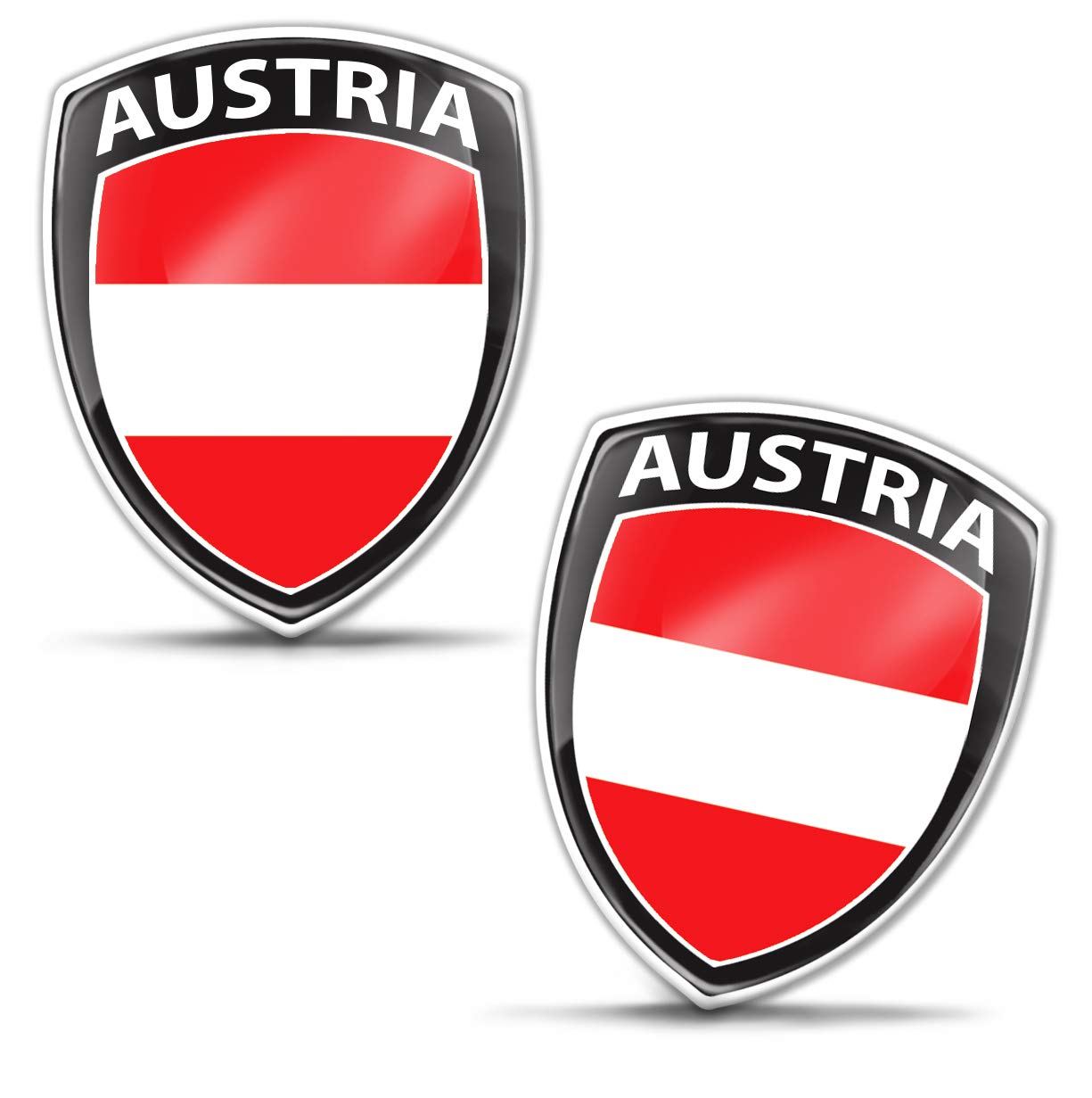 Biomar Labs 2 Adesivi 3D In Silicone Con Bandiera Danese - Denmark Flag Per Auto, Moto, Bici E Tuning - Resistenti Alle Intemperie