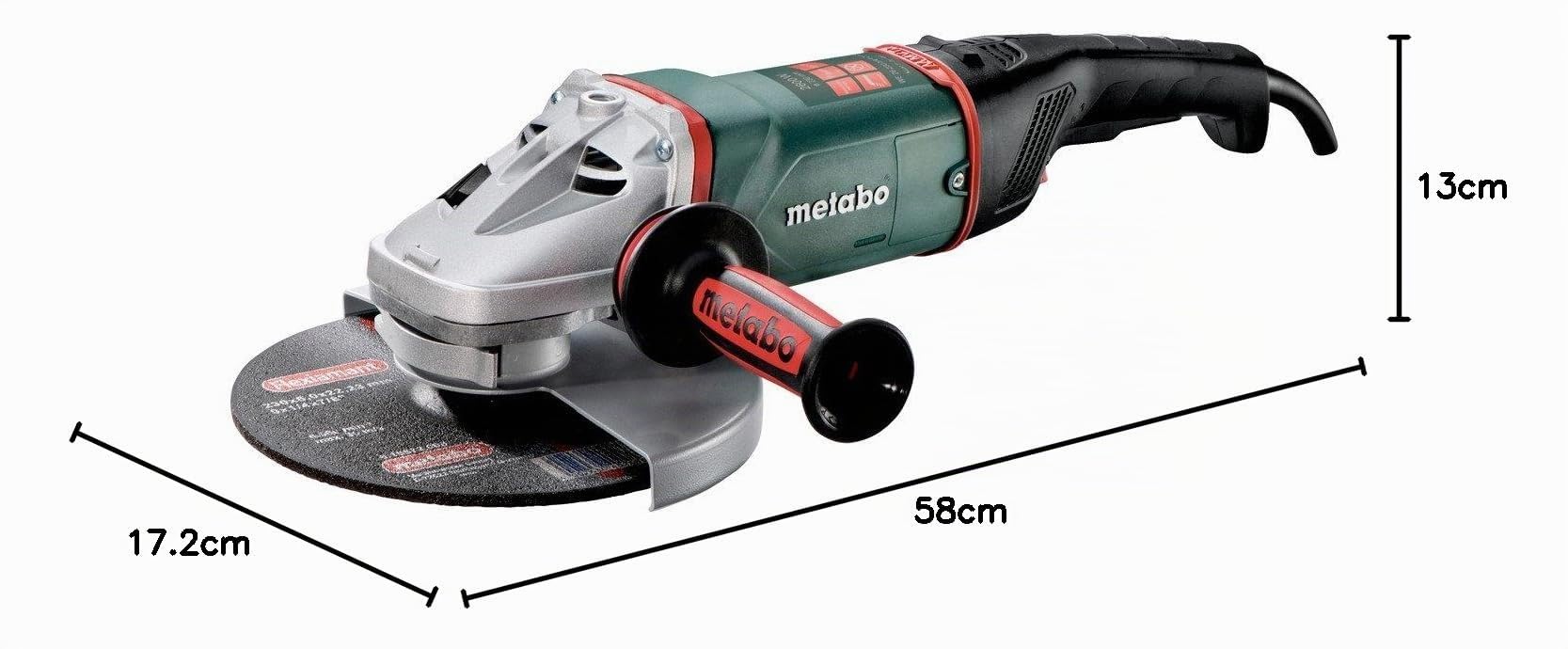 METABO MÁQUINAS - Metabo WE 26-230 MVT Quick - amoladora 2600 W disco 230 mm arranque suave