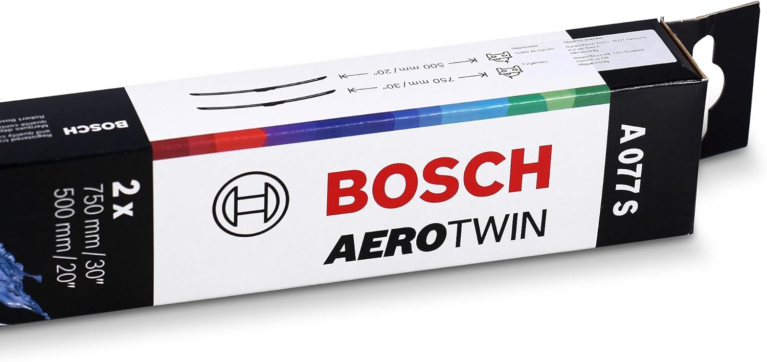BOSCH 3397014077 AeroTwin OE Replacement Wiper Blades Driver & Passenger Side - Set of 2 (30" & 20")