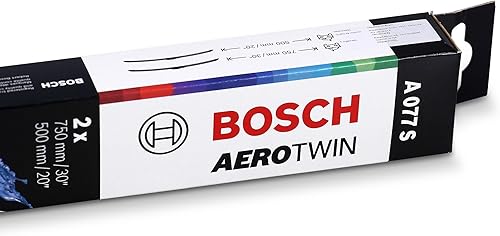 Vista 87 de BOSCH 3397007586 AeroTwin - Juego de 2 limpiaparabrisas de repuesto para lado del conductor y del pasajero, juego de 2 (27 y 20 pulgadas), bloqueo
