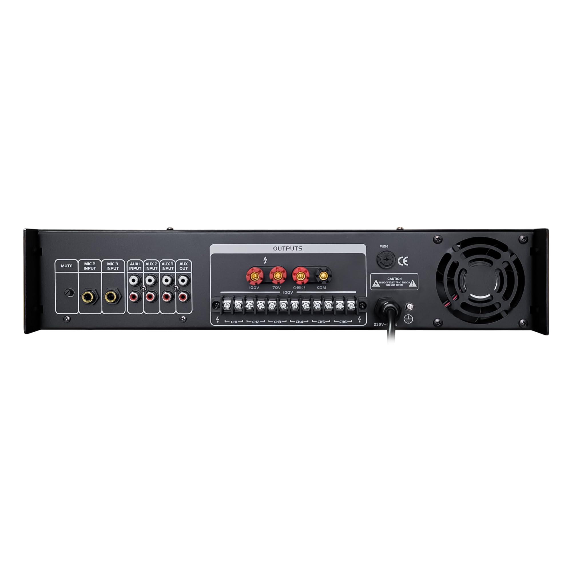 AMPLIFICATORE PROFESSIONALE 100V / 180W A 6 ZONE CON MP3 61611240
