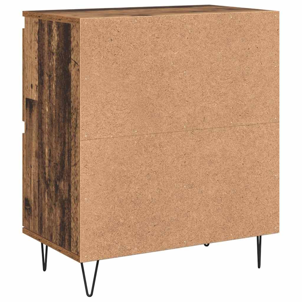 Kredensy zestaw 3 sztuk, wygląd starego drewna, 180 x 35 x 70 cm, materiał drewnopochodny, uniwersalna szafa do salonu, jadalni, kuchni, przedpokoju
