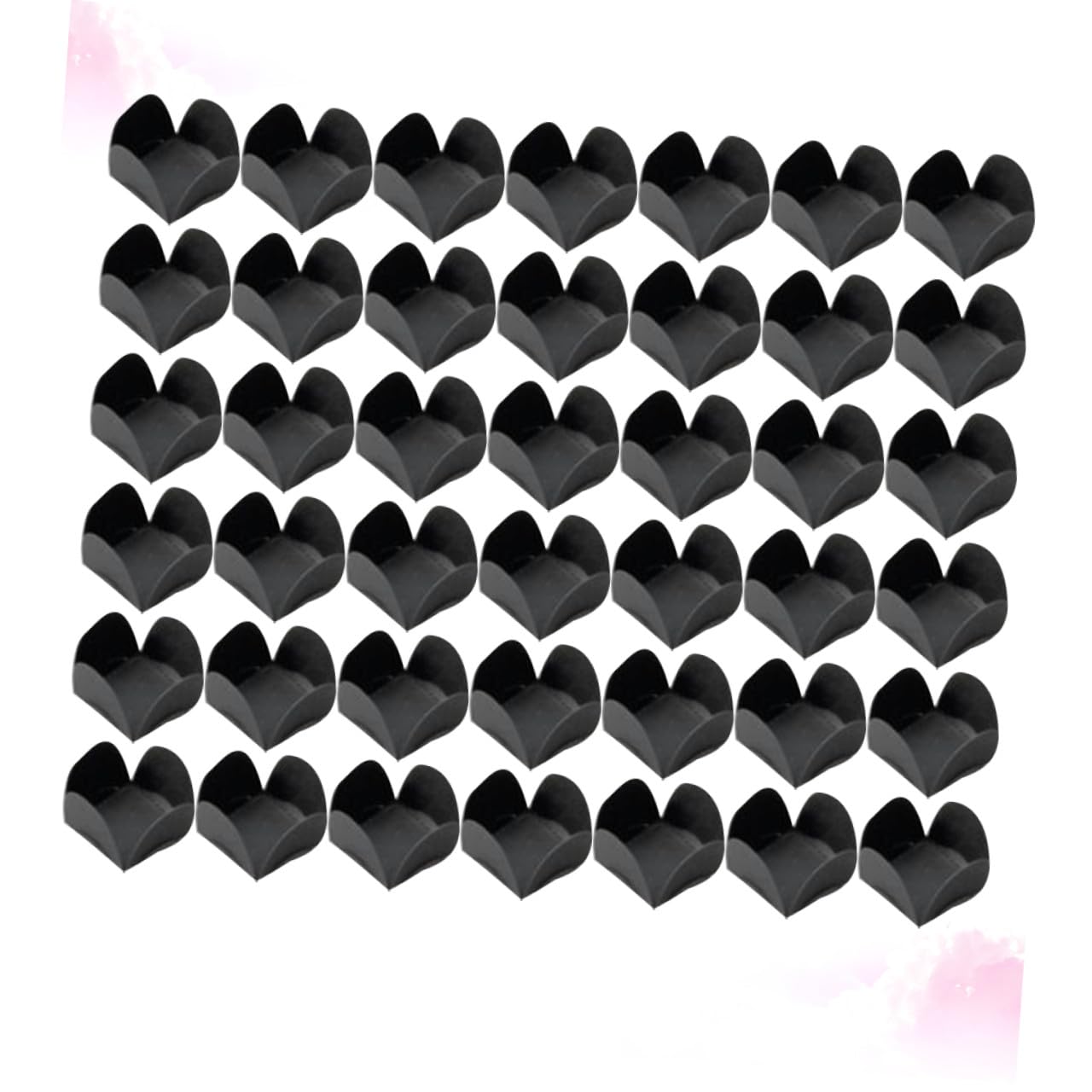Alipis 3 Juegos Bandeja De Chocolates Envoltorios De Chocolate Moldes para Mini Muffins Vaso De Papel para Muffins Vasos De Papel De Chocolate Bandeja De Postres Galleta Black 200 Uds * 3