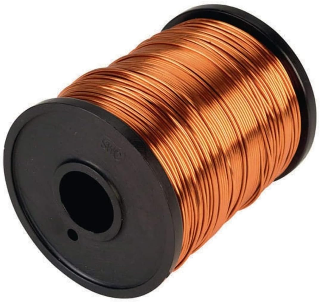 Glopro 50Mtr Enameled Copper Wire 25 Gauge / 0.508mm for Electrical Winding Science Projects Crafts