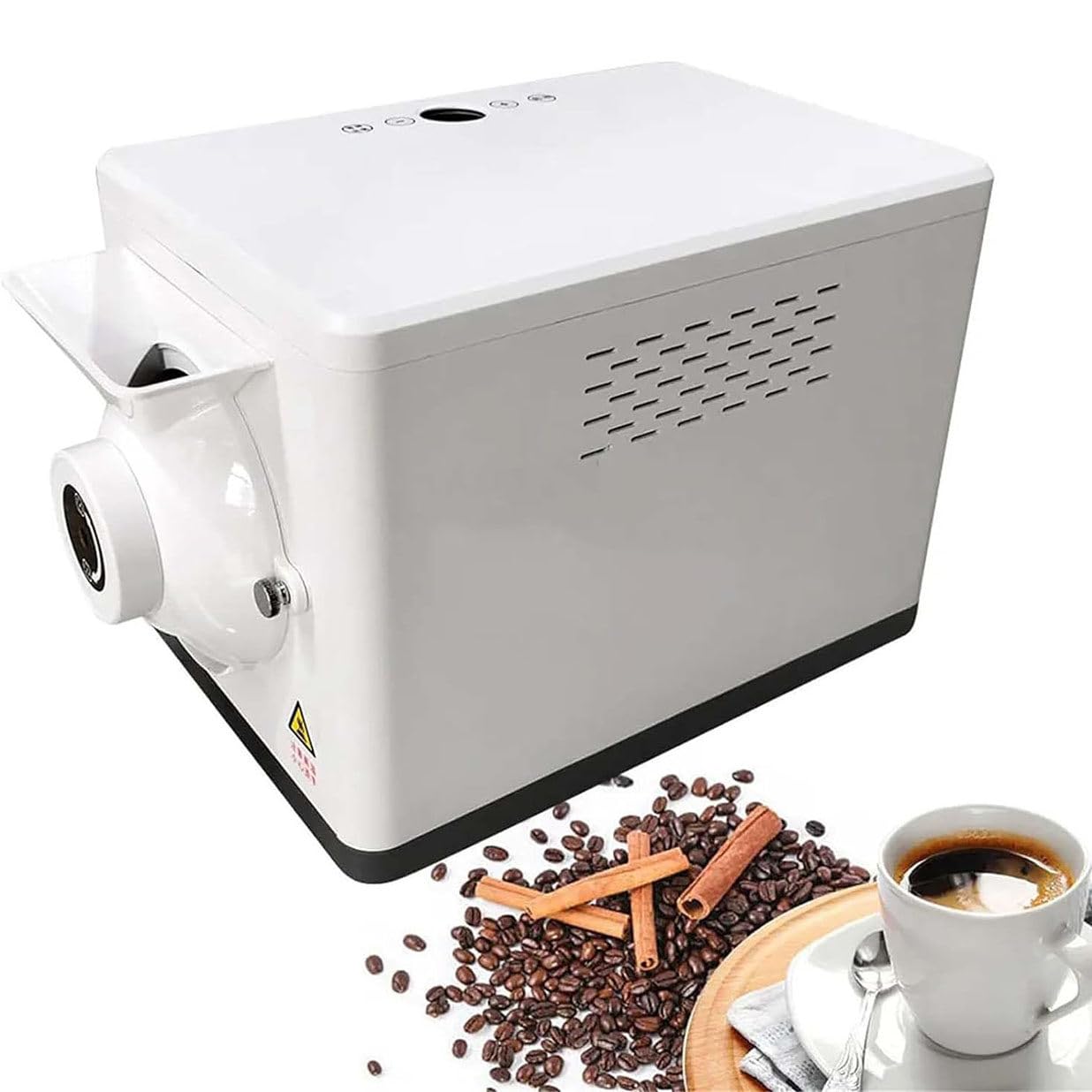 Machine à Torréfier électrique 1600W, Torréfacteurs à Café 1,5Kg Pour Machine à Usage Domestique, Parfait Pour Cuisson Du Café, Châtaignes, Cacahuètes Et Céréales – Minuterie Et Contrôle Température