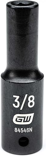 Miniatura 1 de GEARWRENCH Enchufe SAE de impacto profundo de 1/2" 3/8", 6 puntos - 84546N
